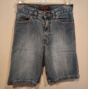 Paco Jeans Wide Leg Denim Shorts Boy's Sz 8 Skater Y2K Casual Vintage Play Wear